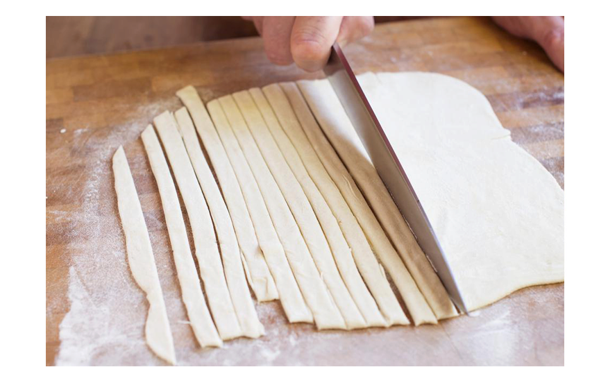 Roll A Piece Of Puff Pastry