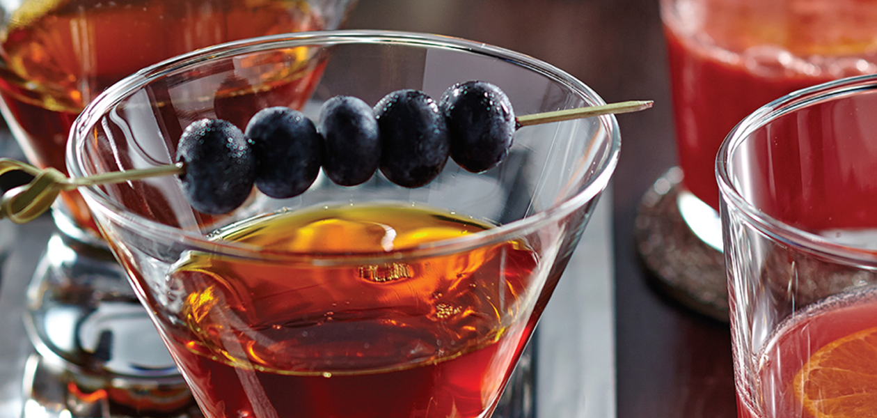 Blueberry Tea Martini