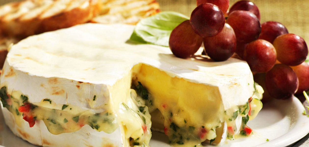 Barbecued Brie with Fresh Herbs