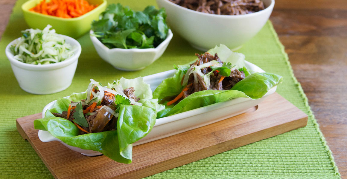 Braised Beef Lettuce Wraps