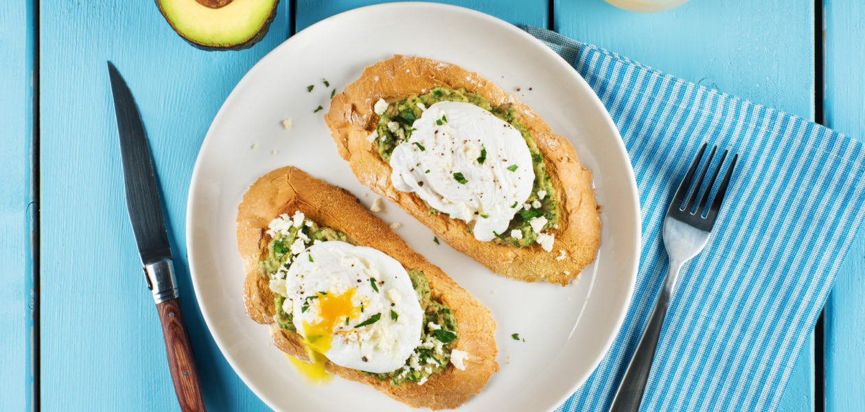 Herbed Avocado Toast with Poached Egg