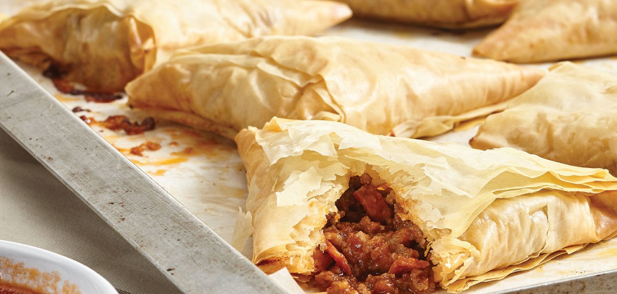 Bolognese Phyllo Hand Pies