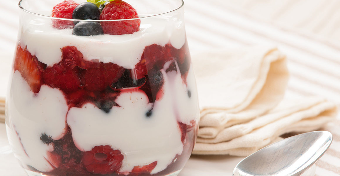 Honeyed Berries & Yogurt Parfaits