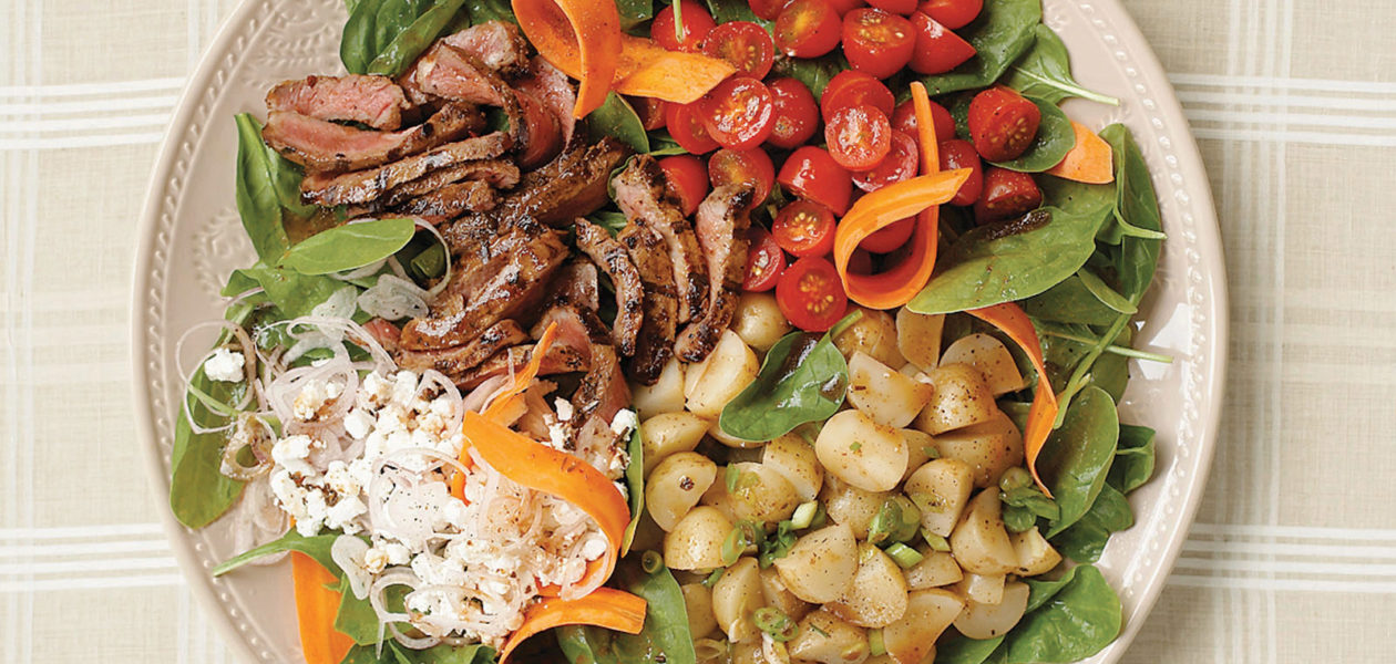 Balsamic Steak & Spinach Salad