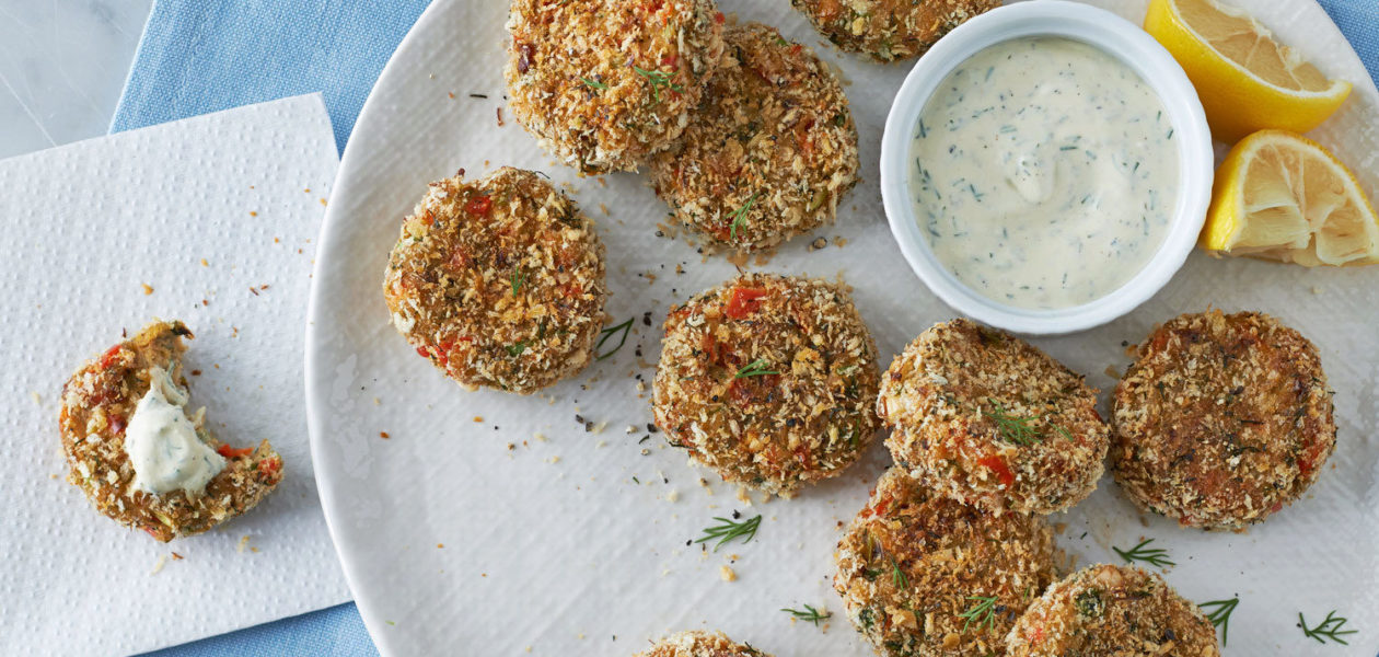 Crab Cakes with Zesty Dipping Sauce
