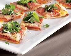 Herb-Topped Tuscan Pizza Bites