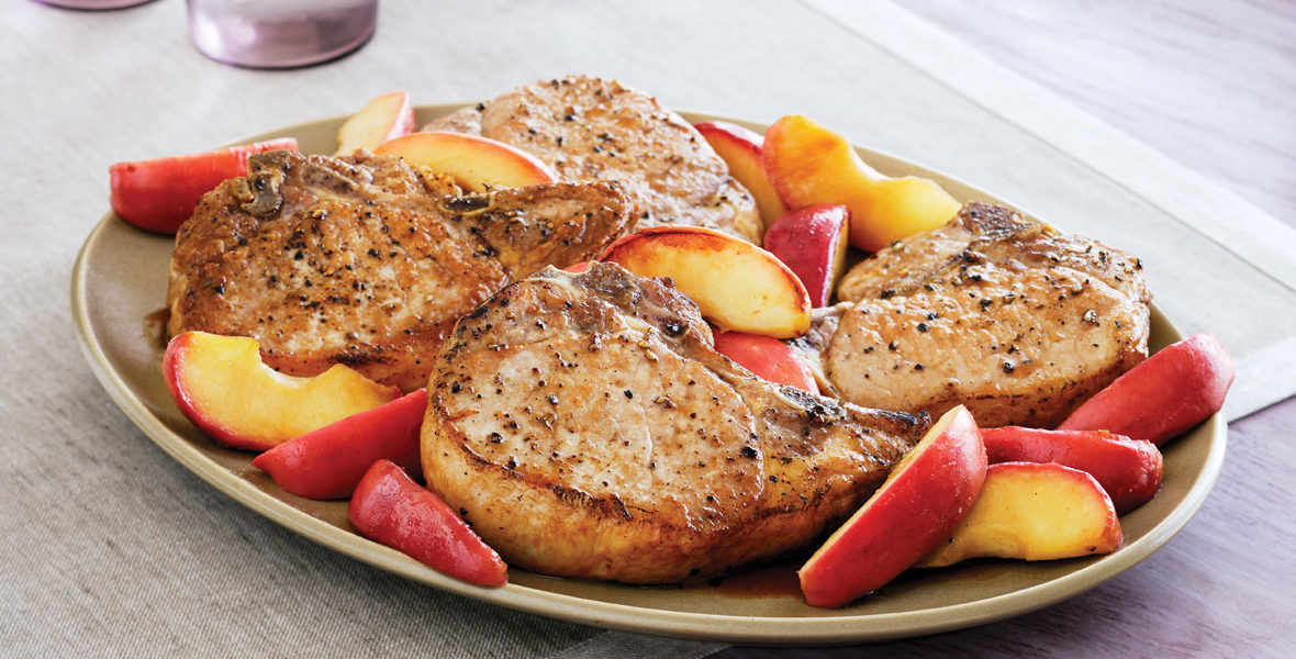 Pork Chops with Caramelized Apples