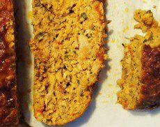 Roasted Red Pepper and Herb Meatloaf