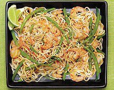 Sesame Garlic Shrimp & Noodle Salad