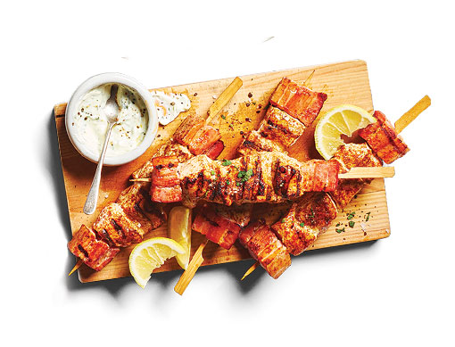 Air Chilled  Chicken Thigh Kabobs <span>Roasted Red Pepper Marinade</span>