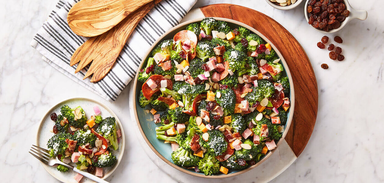 Broccoli & Cheddar Salad
