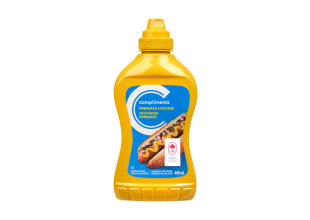 Squeeze bottle of Compliments Prepared Mustard
